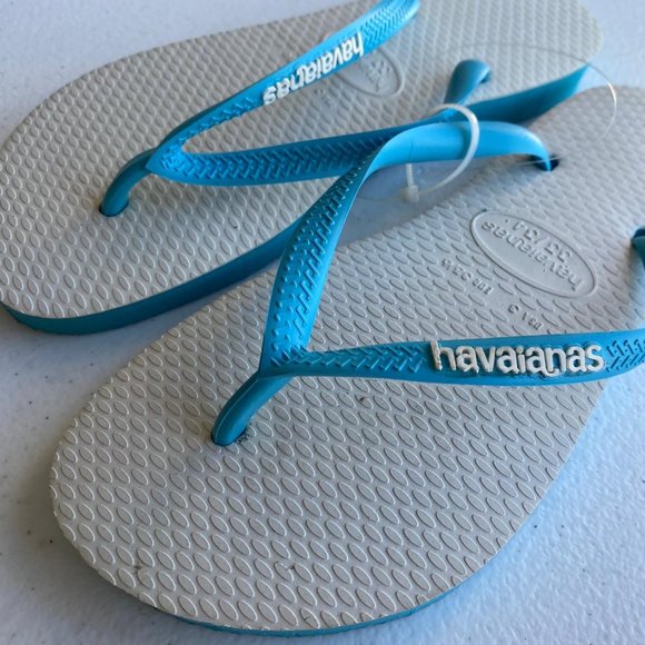 🌻HAVAIANAS | Slim Tribute White Girls 🩴 - Picture 6 of 7